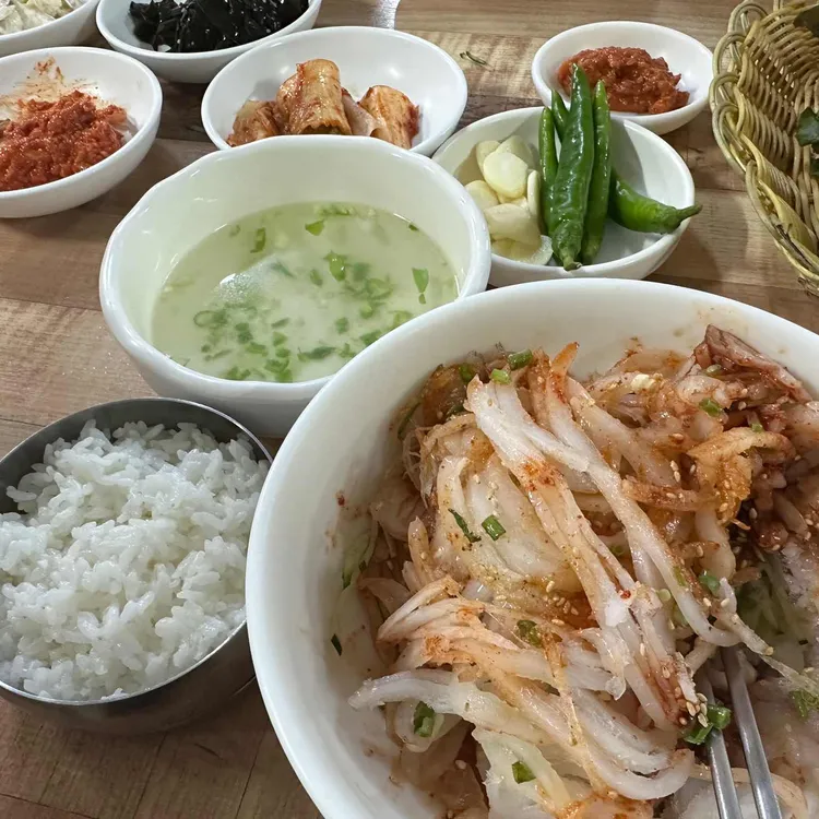 포항물회 대표 사진