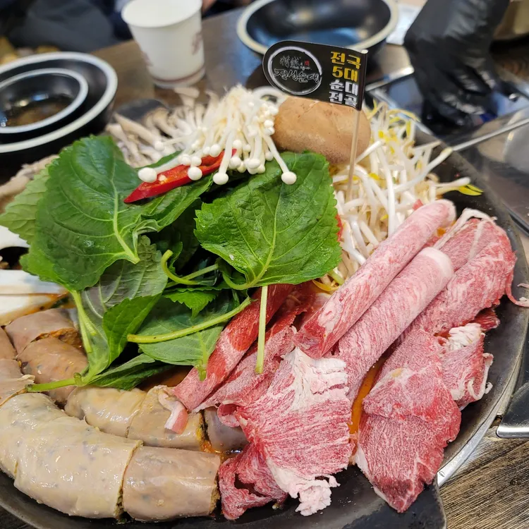 정성순대 대표 사진