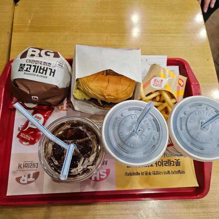 롯데리아 대표 사진