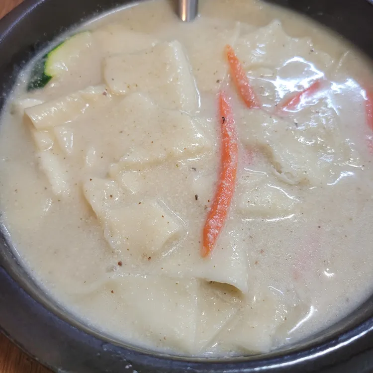 청정밀 들깨 수제비 대표 사진