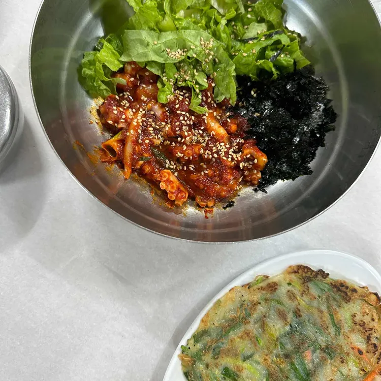 갯벌낙지수제비 대표 사진