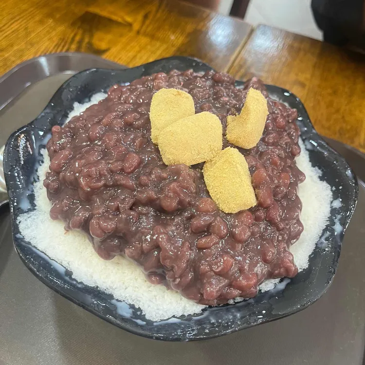 돼지팥빙수 대표 사진