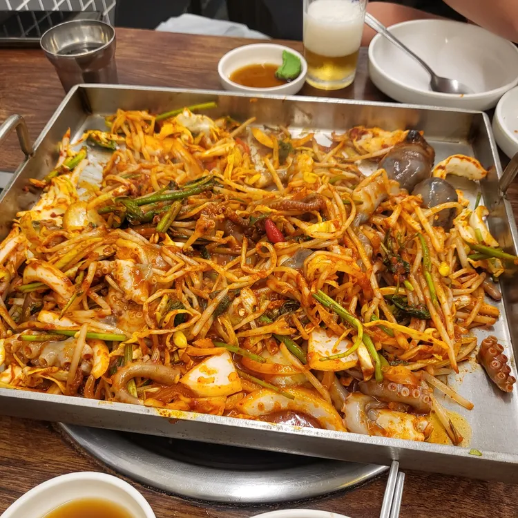 갯벌철판낙지 대표 사진