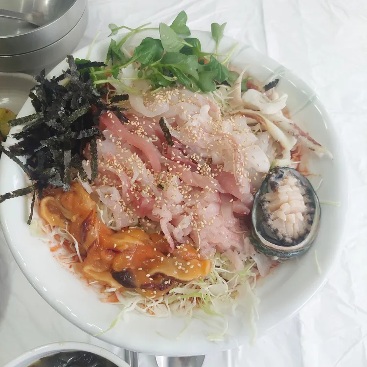 택지물회 대표 사진