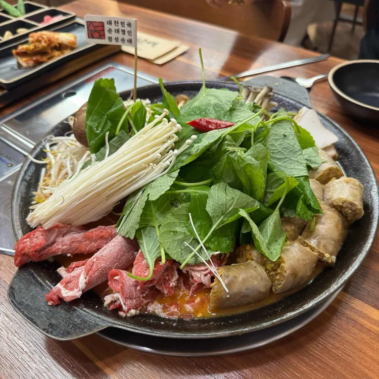 정성순대 대표 사진