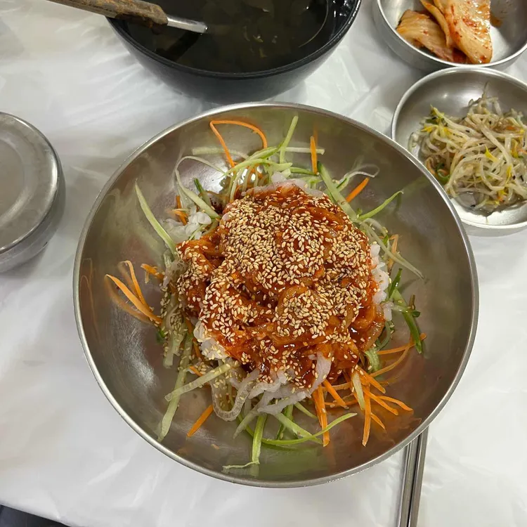 송도물회 대표 사진