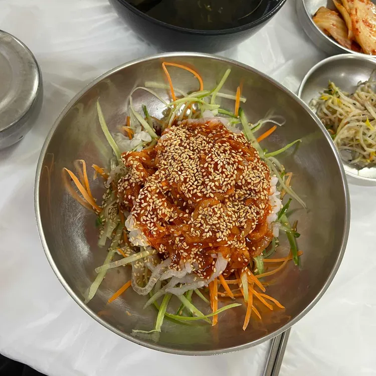 송도물회 대표 사진
