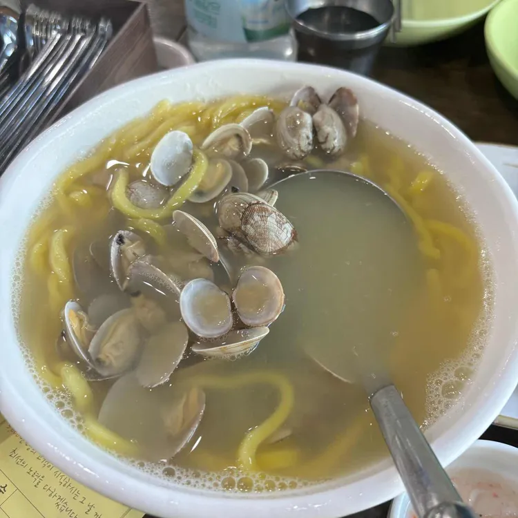 황도바지락칼국수 대표 사진