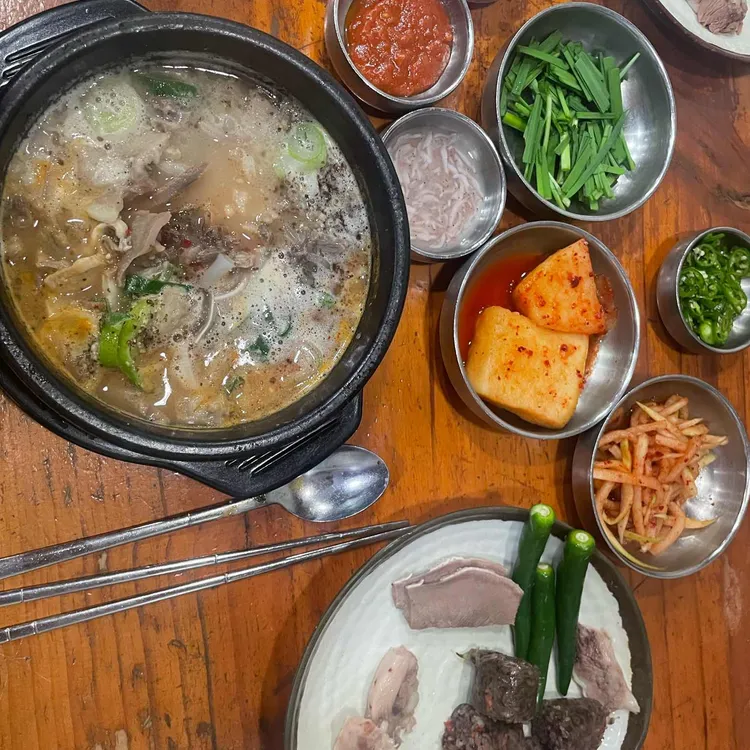 함경도 찹쌀순대 사진