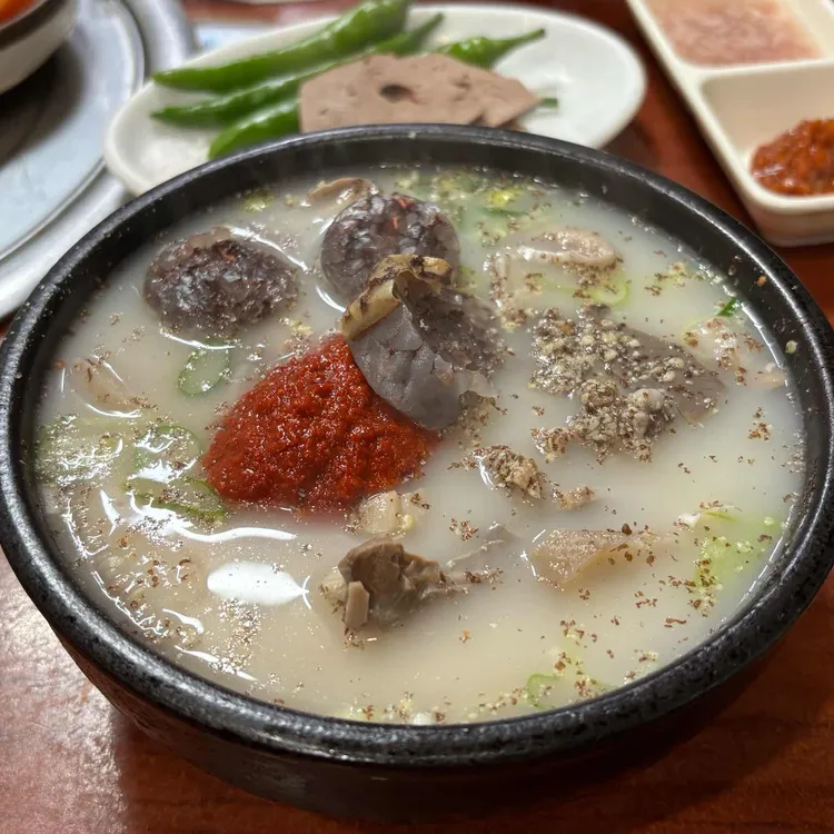 충북 원조 순대국밥 대표 사진