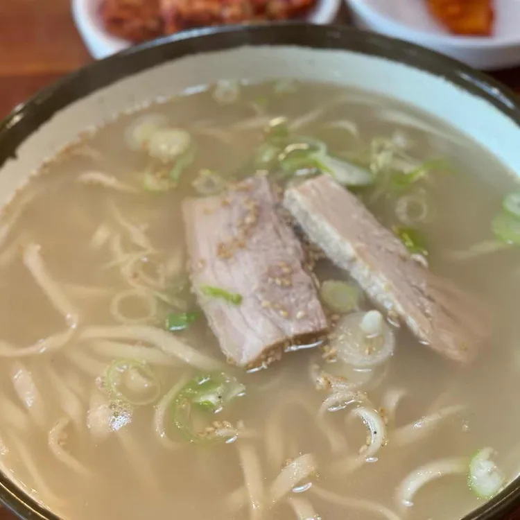 백제칼국수 대표 사진