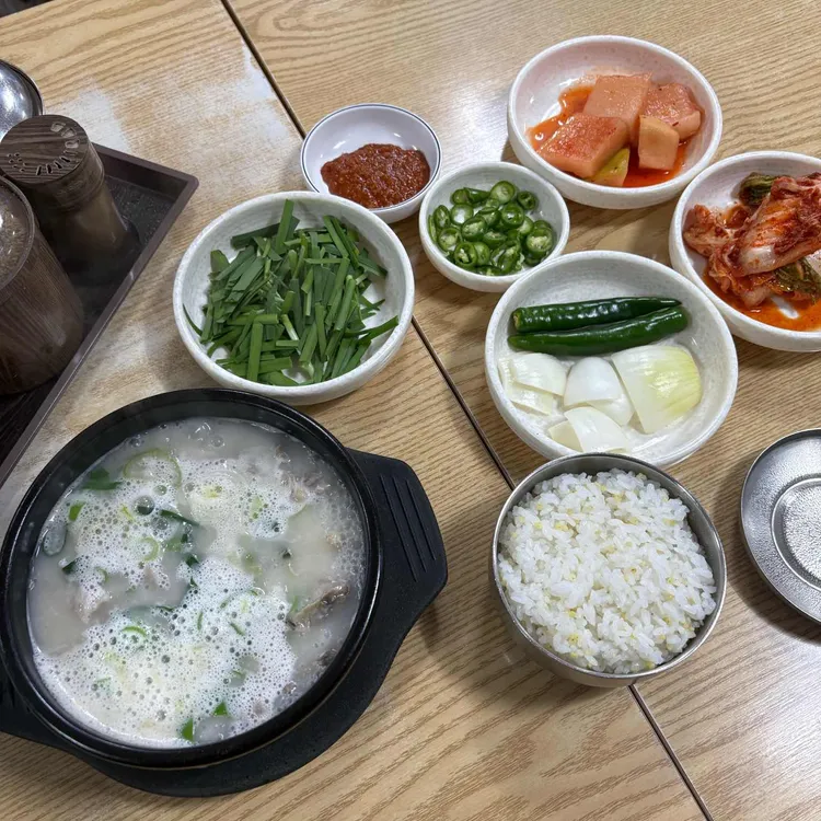 진한순대국 대표 사진