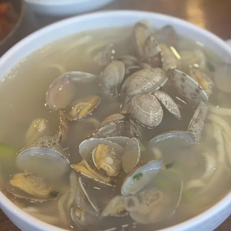 바지락손칼국수 사진 1