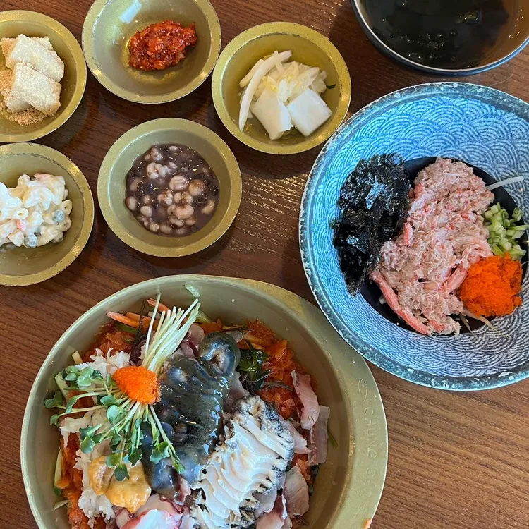 청초수물회 대표 사진