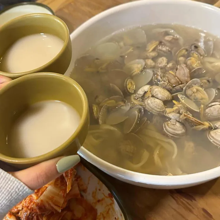 오모리 생바지락 손칼국수 사진 1