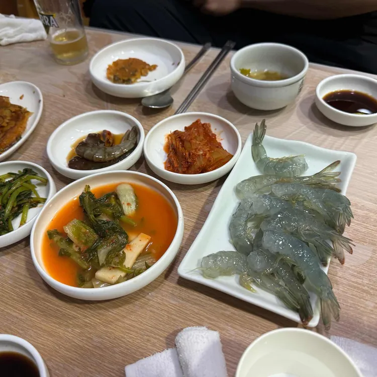 장백왕새우 사진 1