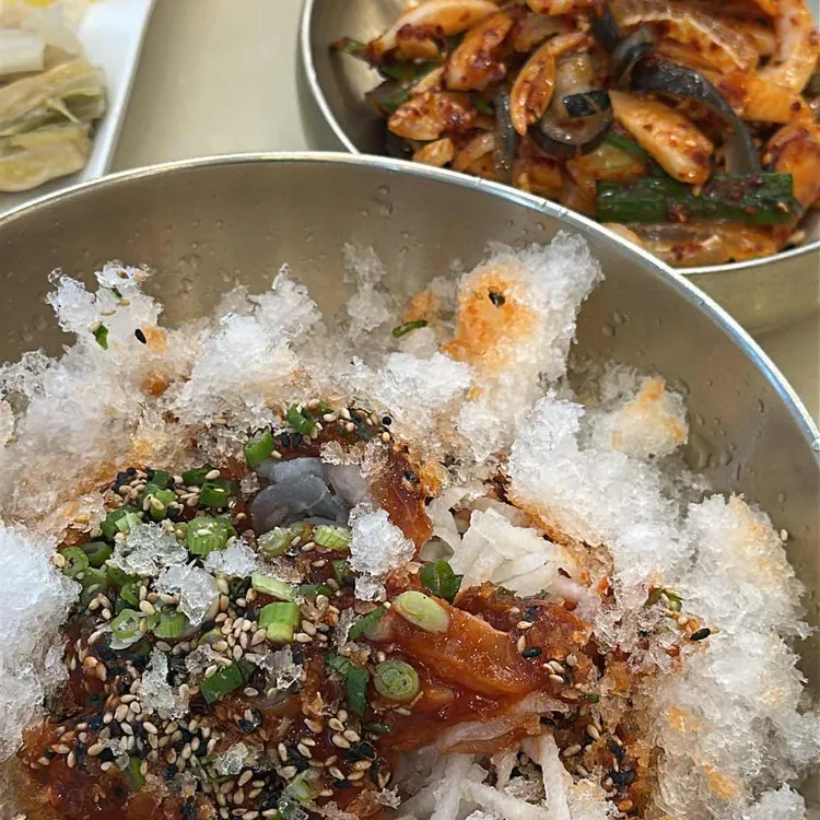 제주물회 대표 사진