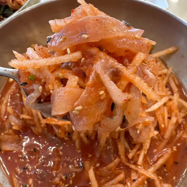제주물회 대표 사진