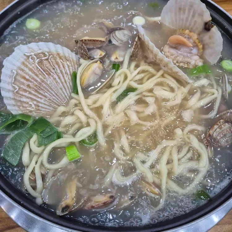 가리비칼국수 사진 1