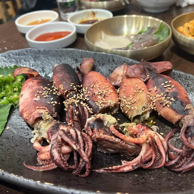 오징어풍경 사진