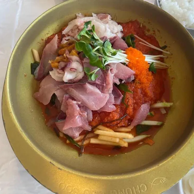 청초수물회 사진 2