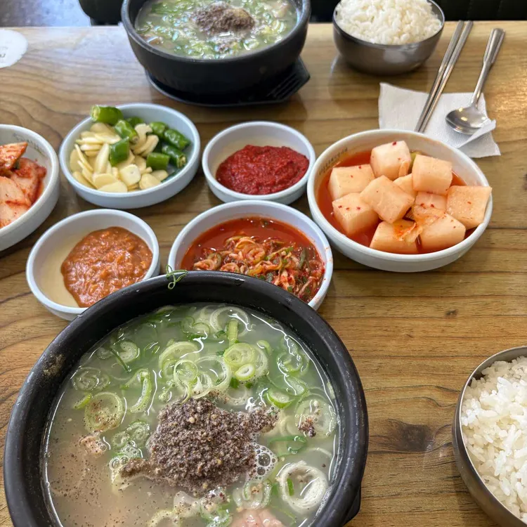 맛좋은 순대국 사진