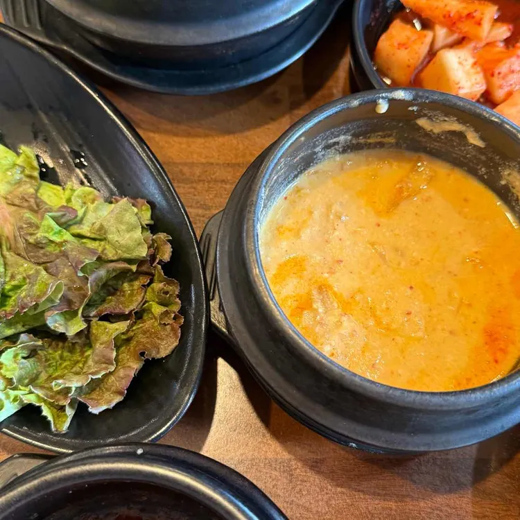 행복청국장 보리밥 사진