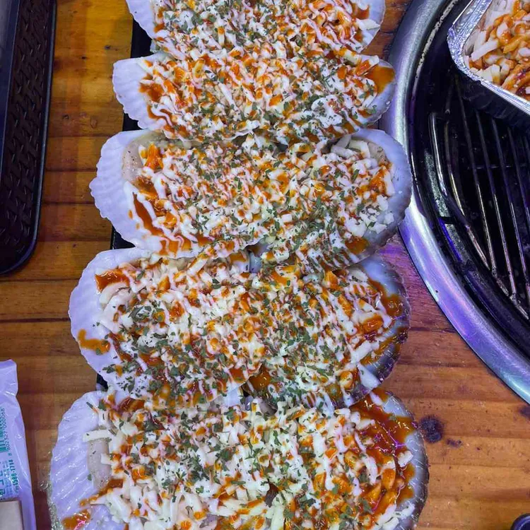 여수 회 조개구이 사진