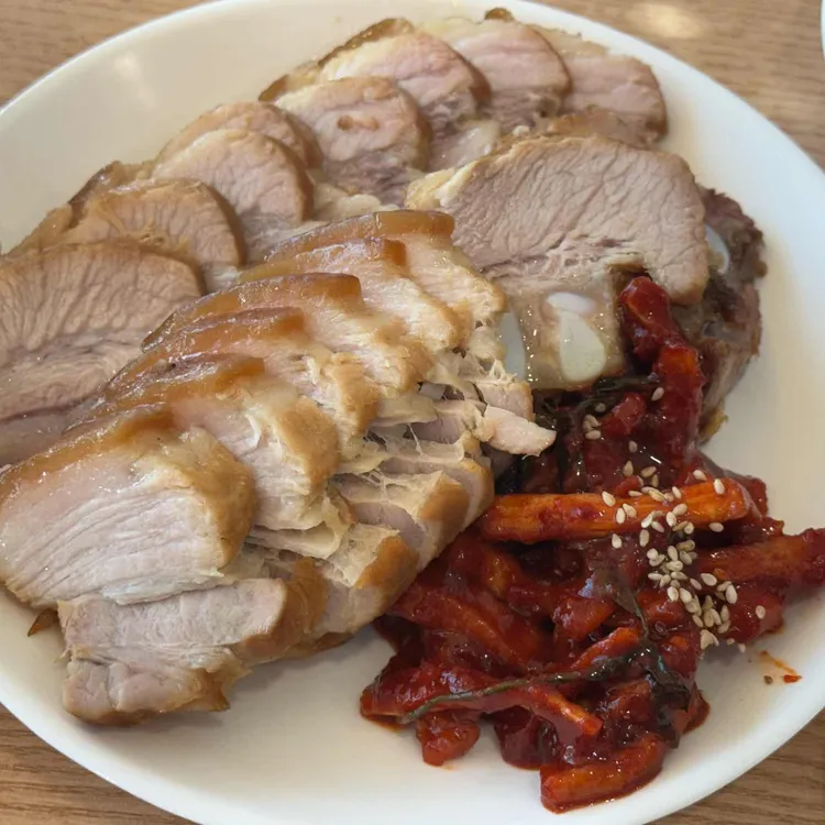온천칼국수 사진
