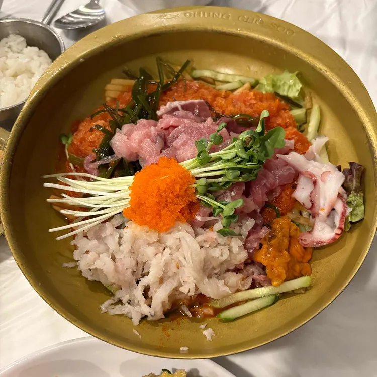 청초수물회 사진