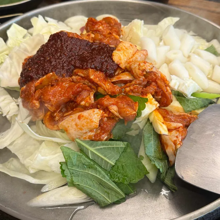 통나무집 닭갈비 사진