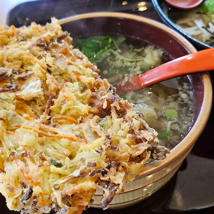 흑송 우동소바 사진