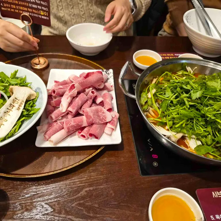 장원갑 샤브 손칼국수 사진