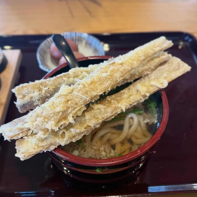 흑송 우동소바 사진