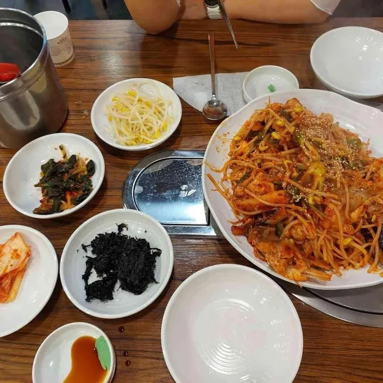 생새우 미나리 해물파전