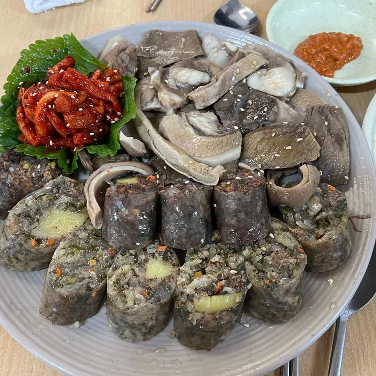 오소리순대 사진