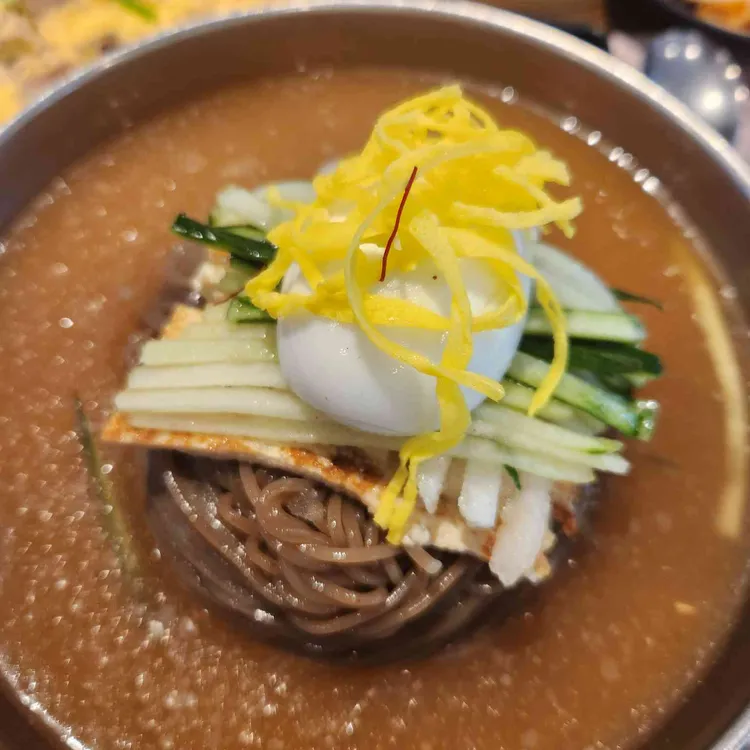 진주냉면 산홍 사진