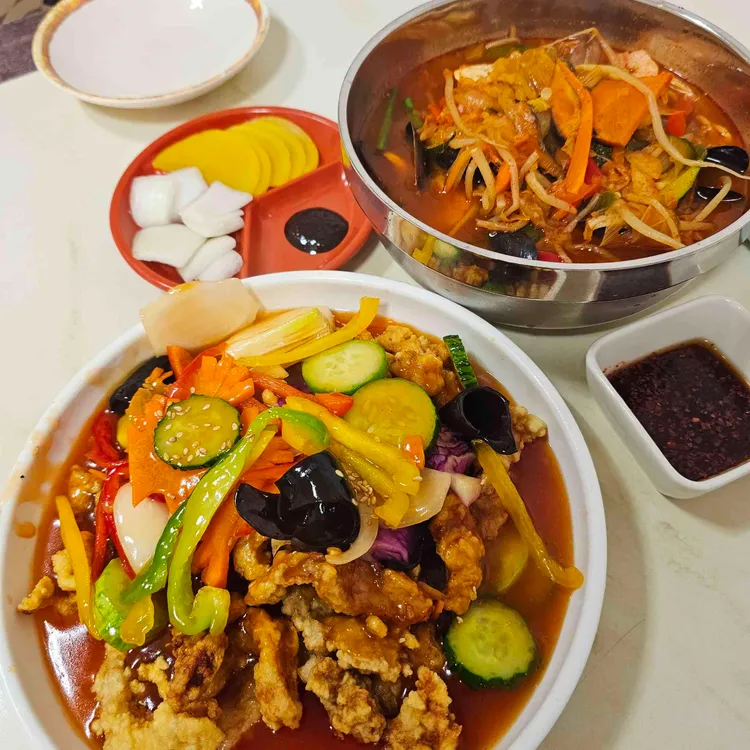 본래순대철판볶음