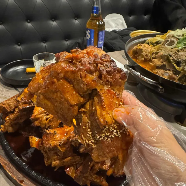 옥천뼈구이 농민뜨끈이 사진