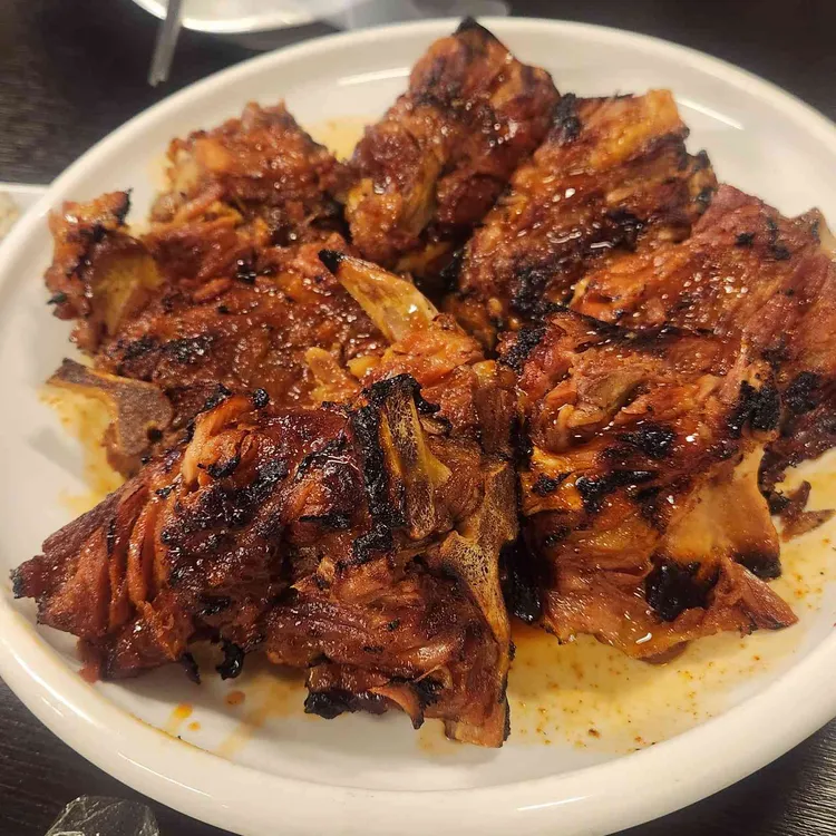 전원 짚불 뼈구이 사진