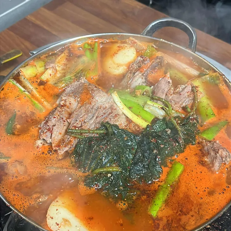 송파감자국 사진