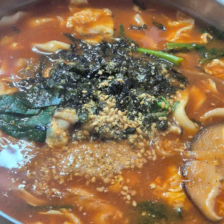 감자바우 장칼국수 사진