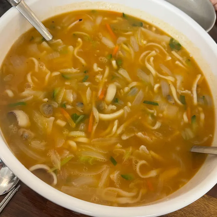 바람난 얼큰 짬뽕 수제비 사진