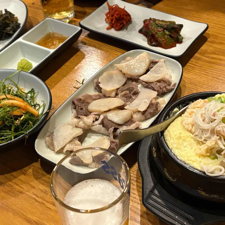 한우차돌삼합샤브