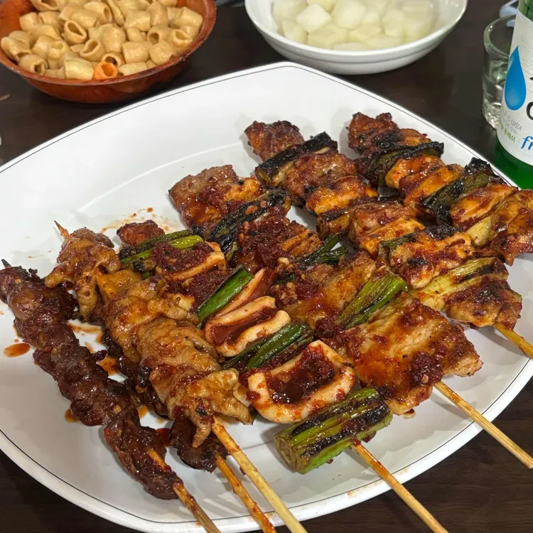 수숯불직화꼬치바베큐 사진