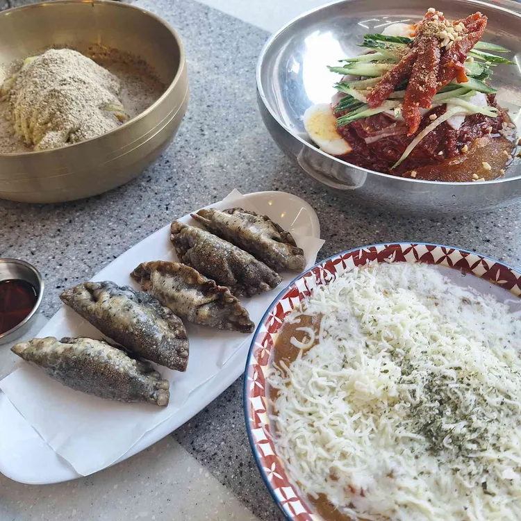 황남밀면 사진