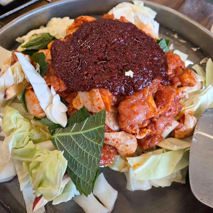 통나무집 닭갈비 사진