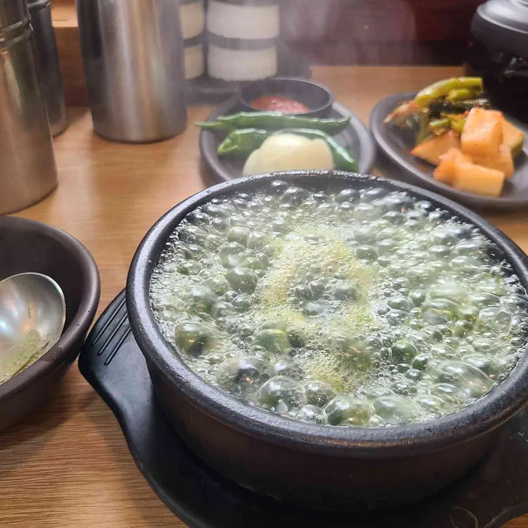 매생이굴국밥 사진