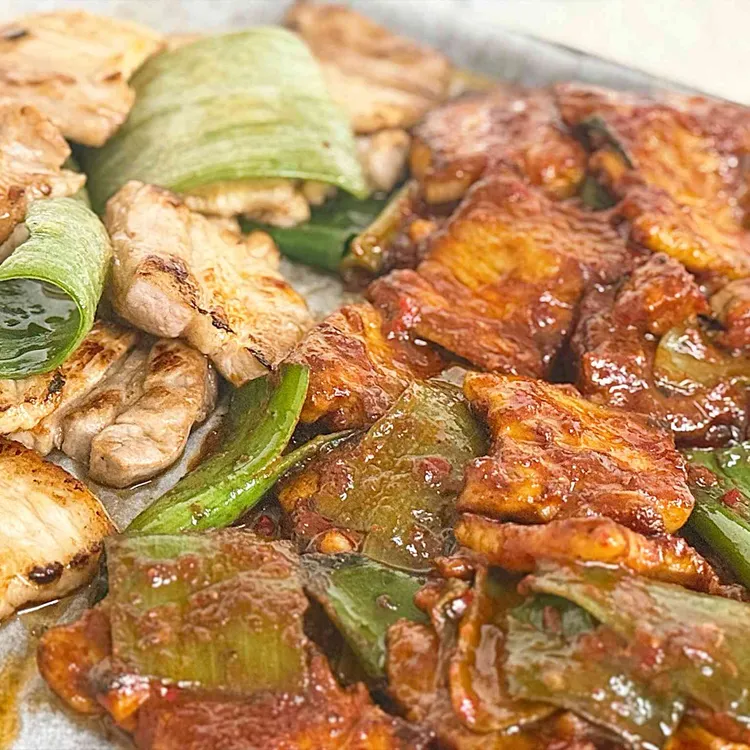 맛있는 삼겹살 사진