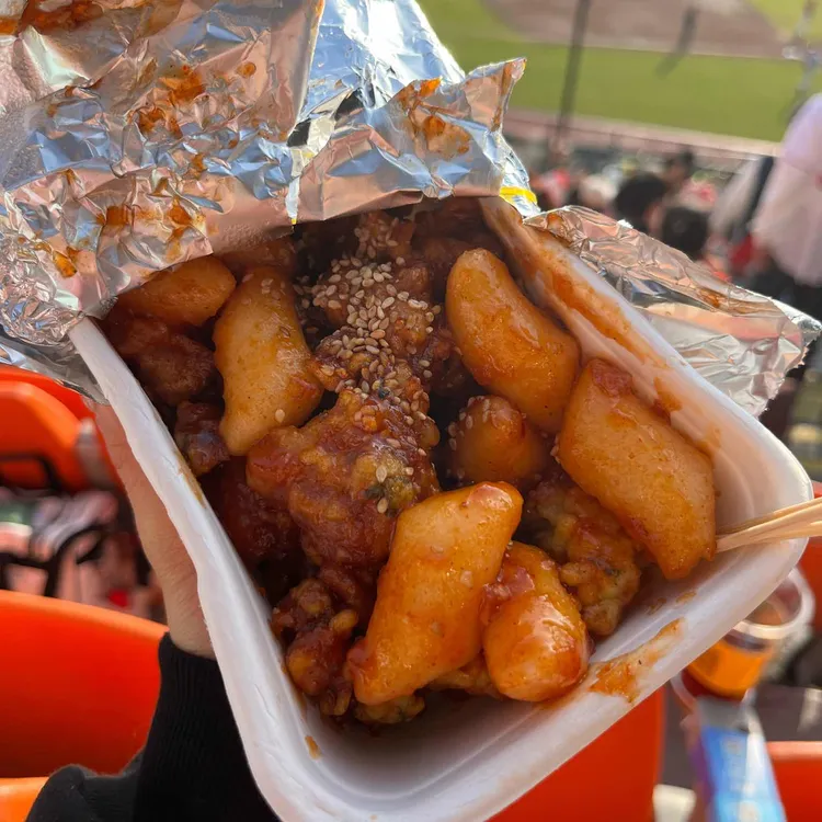 깻잎닭강정 사진